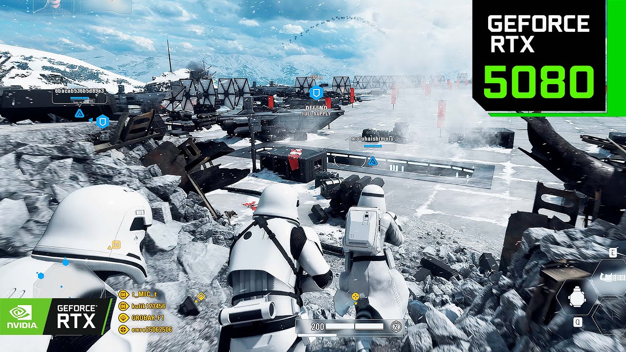 Star Wars Battlefront 2 - Galactic Assault Gameplay Starkiller Base - RTX 5080 4K - No Commentary