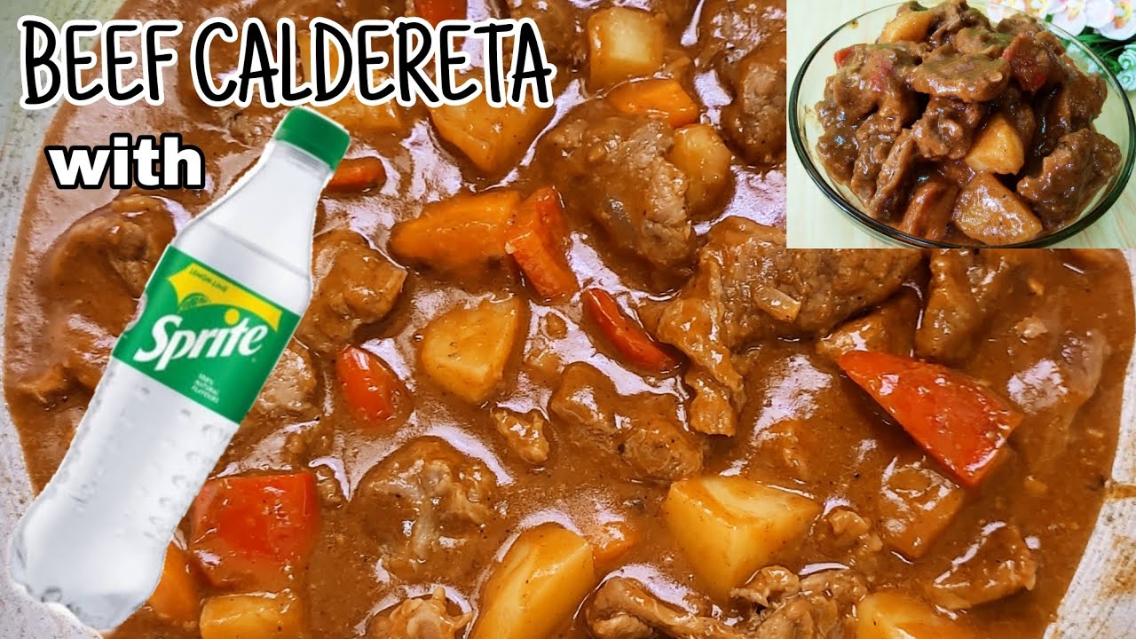 BEEF CALDERETA WITH SPRITE | WAIS NA NANAY