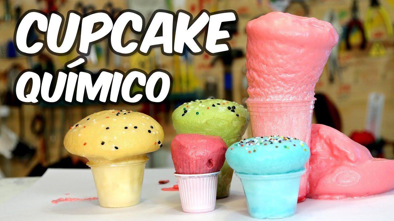 Como fazer um CUPCAKE QUÍMICO - EXPERIMENTOS de QUÍMICA Fácil