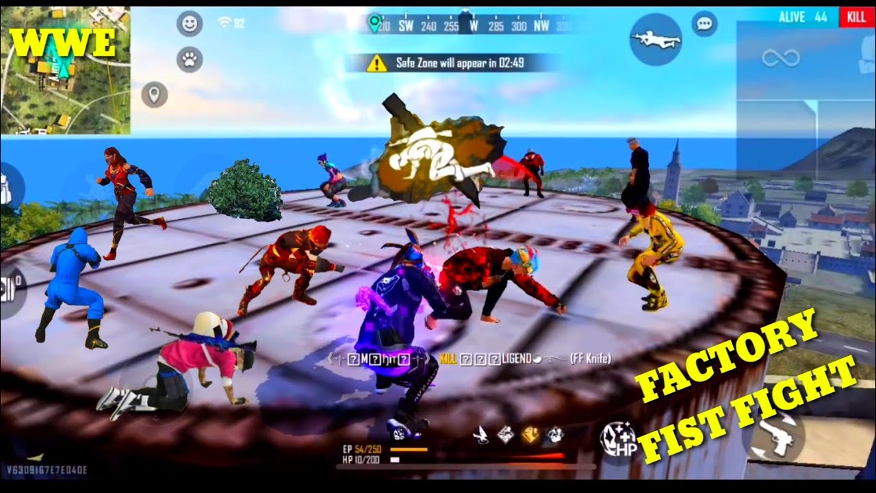 FACTORY CHALLENGE - FREE FIRE KING OF FIST FIGHT IMPOSSIBLE HEADSHOT - CLASH SQUAD 1 VS 1 AWM ONLY