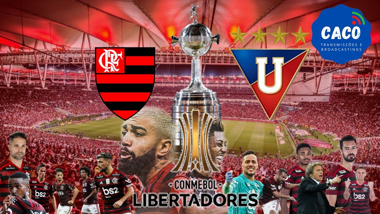JOGO COMPLETO - Flamengo 3 x 1 LDU - Fase de Grupos LIBERTADORES 2019