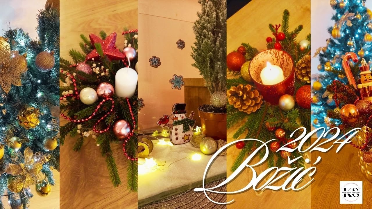 Uređenje kuće za Božić, Božićni aranžmani i DIY ideje