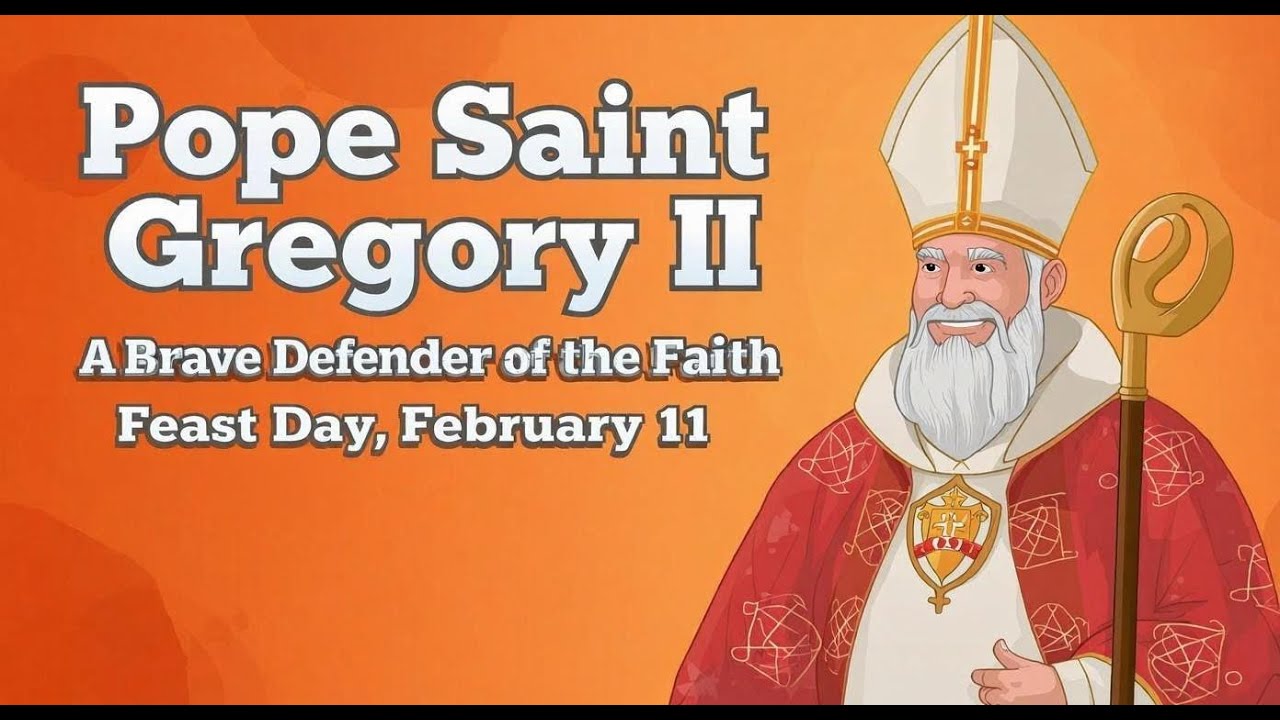 Pope Saint Gregory II | A Brave Defender of the Faith | Feast Day February 11 | Saint Story for Kids