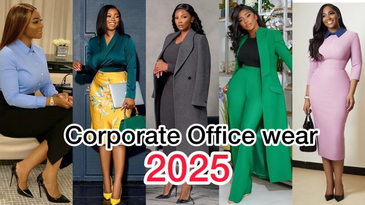 Chic Corporate Workwear Office Outfits for Ladies 2025 |Business Casual outfit| plus size Fashion