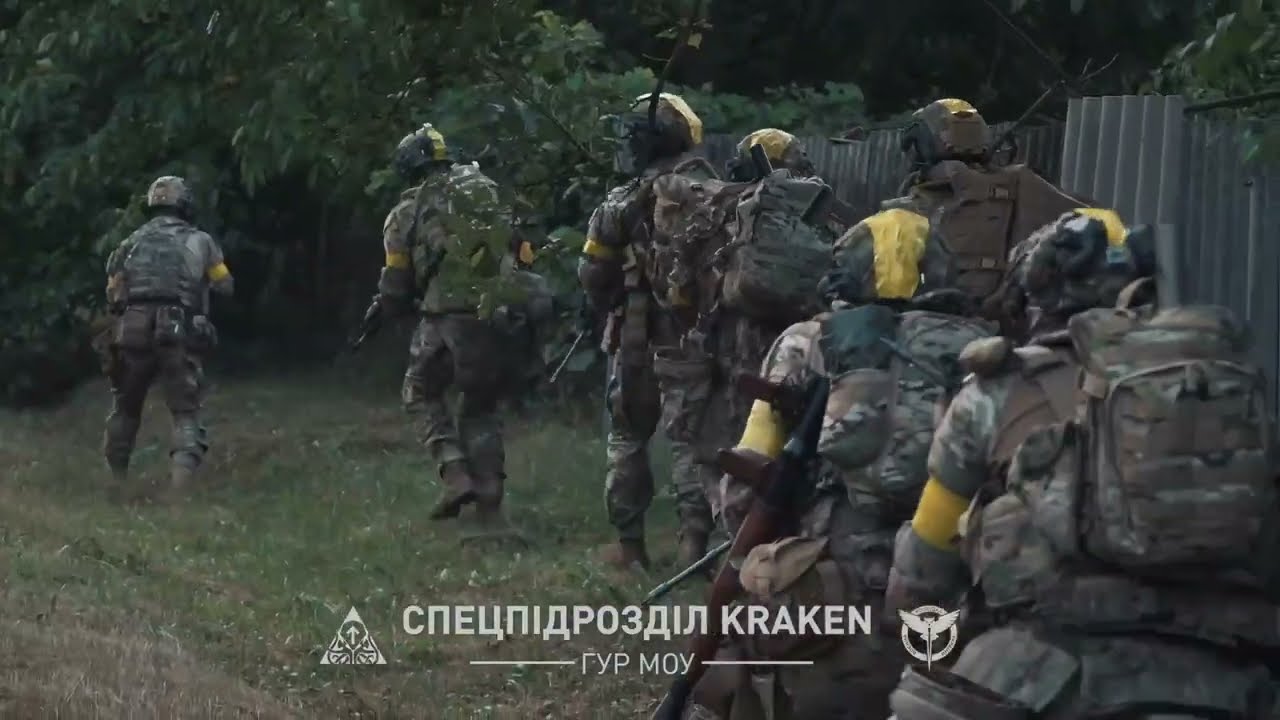 Training Footage Of The Kraken Regiment Of The Main Directorate of Intelligence of Ukraine. 2023.