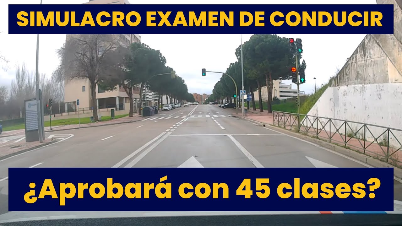 ALUMNO CON 45 CLASES -  SIMULACRO DEL EXAMEN DE CONDUCIR.
