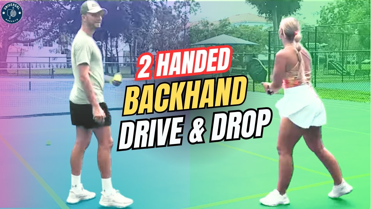 How To INSTANTLY Hit A 2 Handed Backhand Drive & Drop: Technique, Footwork, Strategy