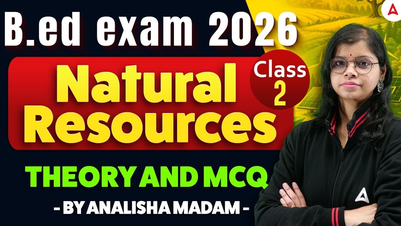 Odisha B.ED Entrance Exam Preparation 2026 | Natural Resources | Biology MCQs by Analisa Maam #2