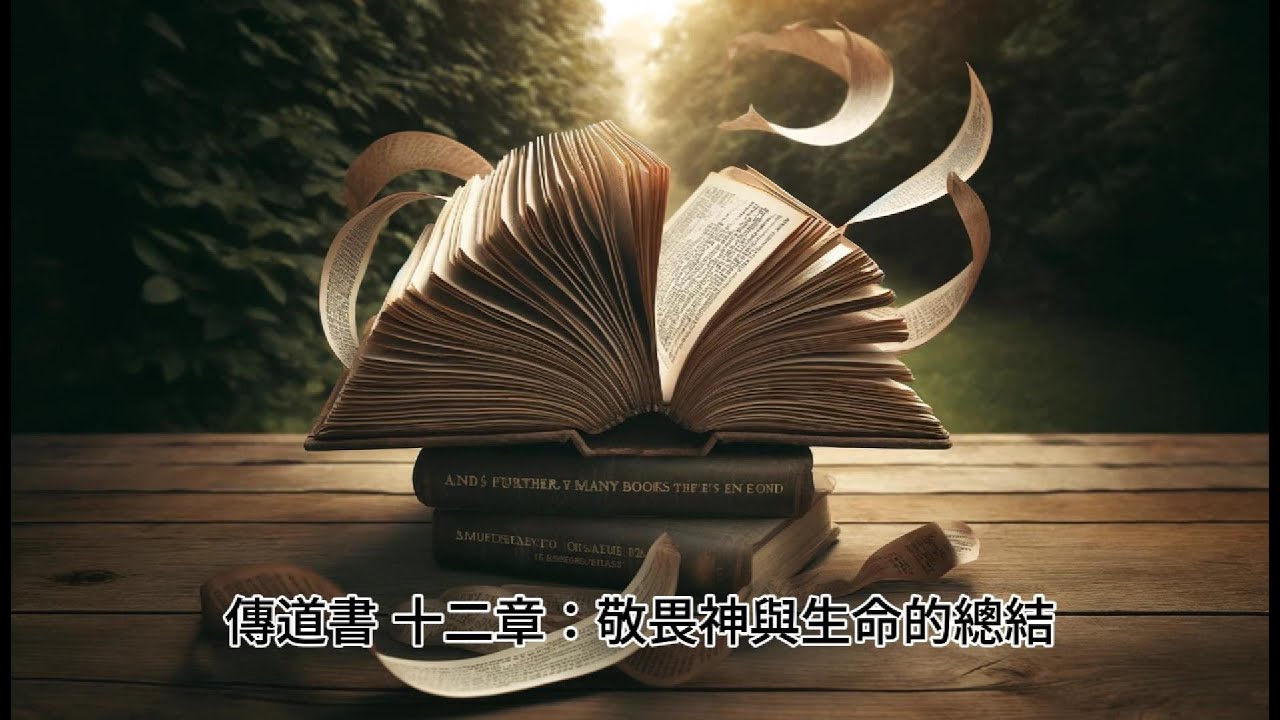 傳道書 十二章：敬畏神與生命的總結