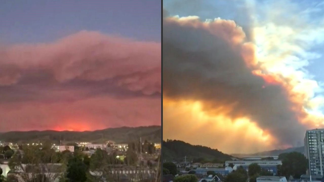Incêndio mortais no Chile | AFP