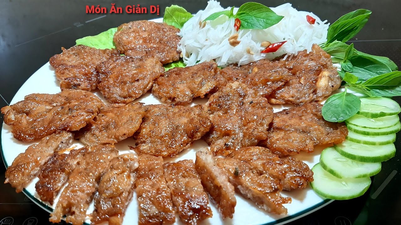 THỊT NẠC CHAY ,dai mềm ăn với ,bún cơm tấm bánh mì điều ngon/Món Ăn Giản Dị
