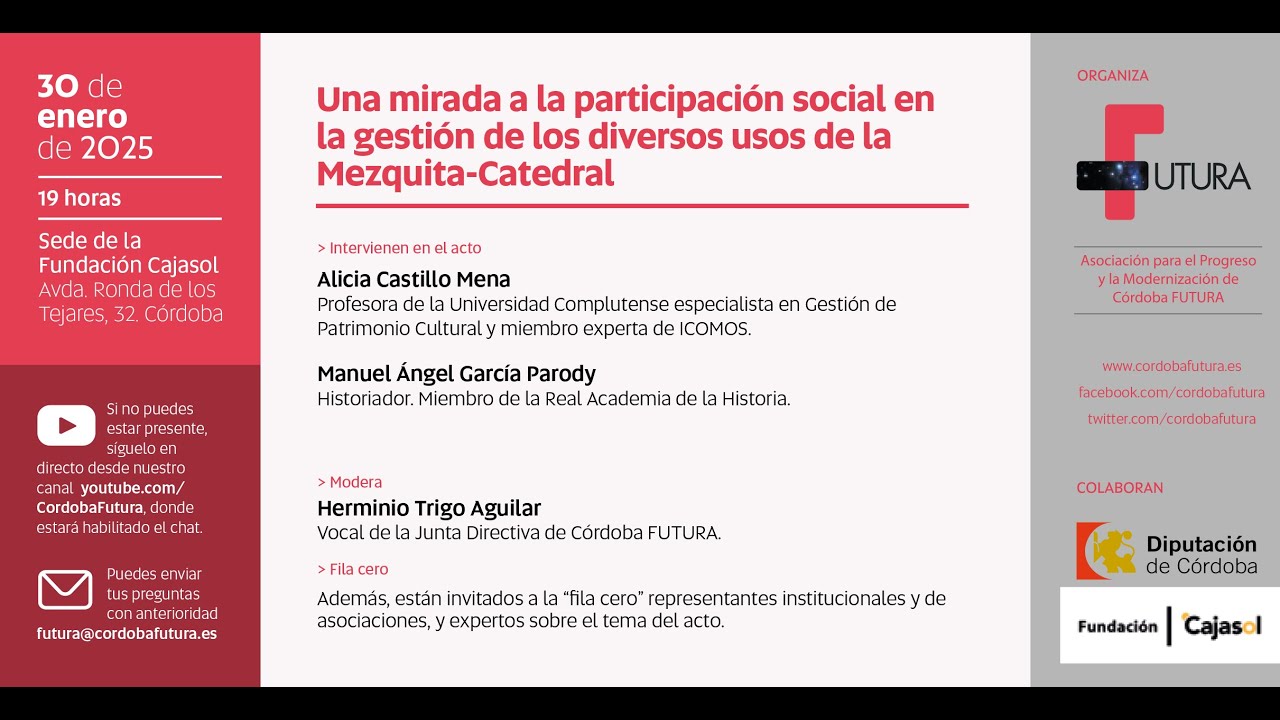 UNA MIRADA A LA PARTICIPACIÓN SOCIAL EN LA GESTIÓN DE LOS DIVERSOS USOS DE LA MEZQUITA-CATEDRAL