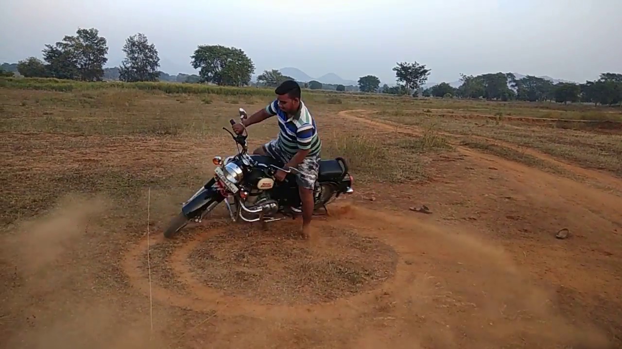 Bullet stunt | Drift on bullet | | Royal Enfield |