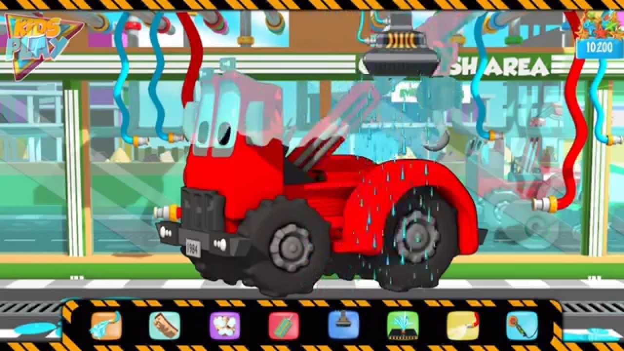 Construction Crane For Kids | Games For Children | Kids Videos | Candy Car Wash