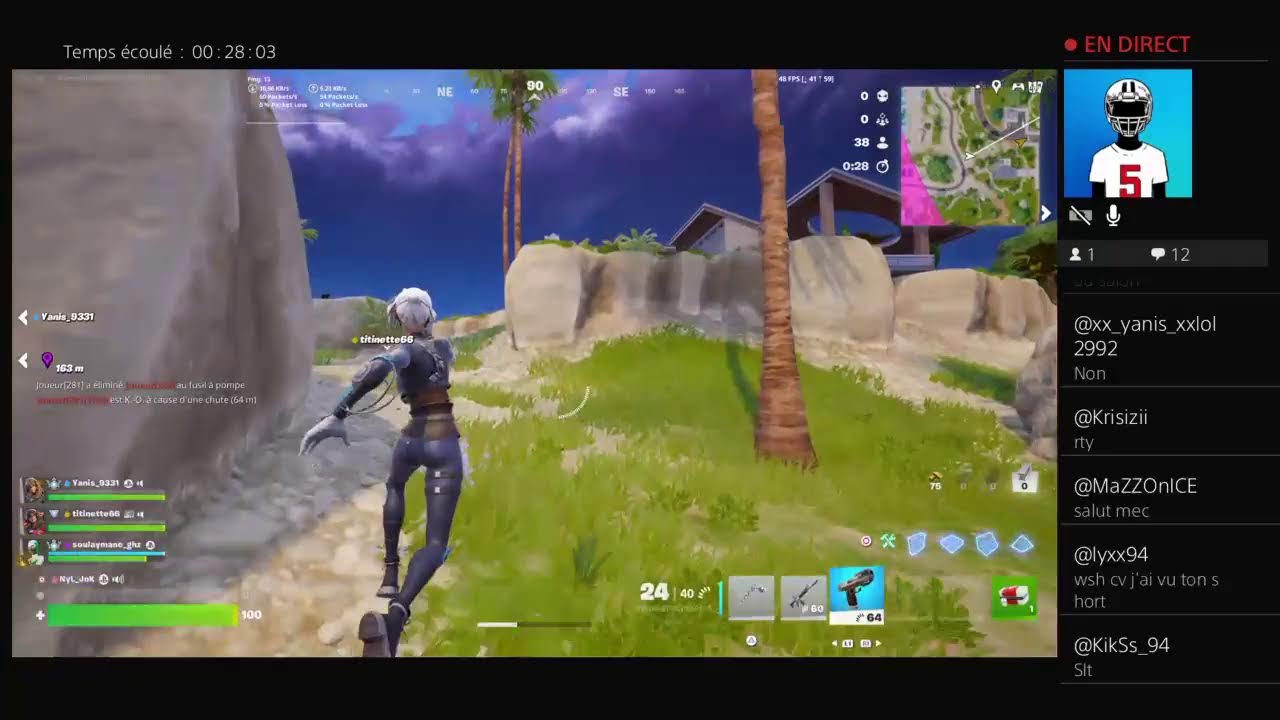 Live fortnite chill