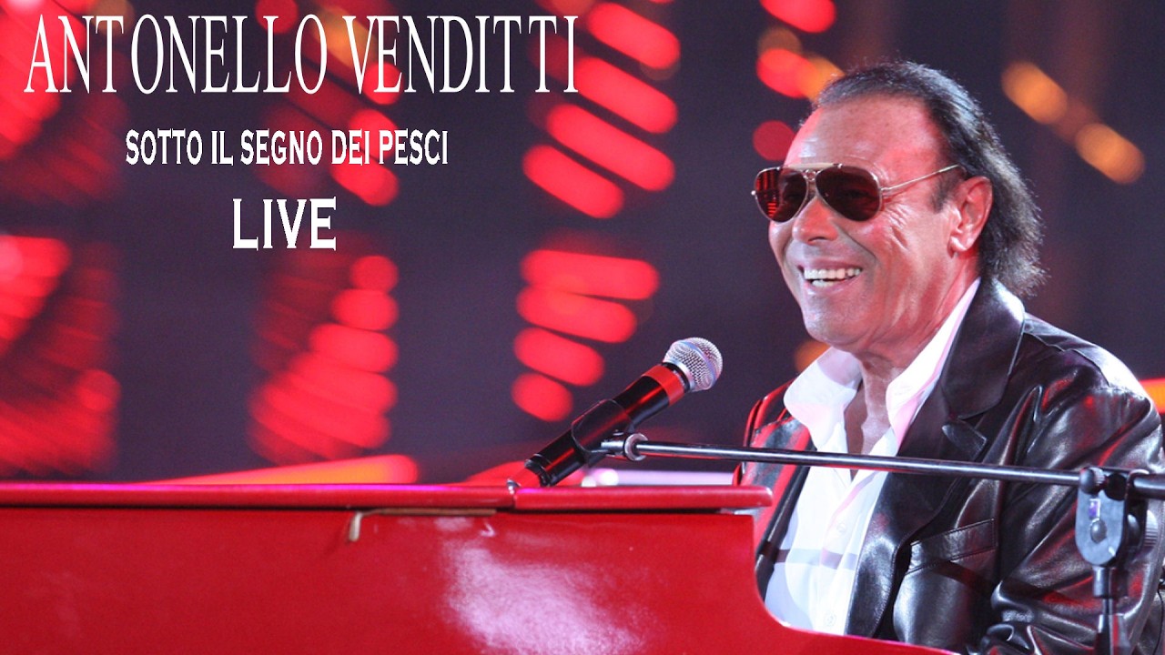 ANTONELLO VENDITTI★SOTTO IL SEGNO DEI PESCI★KARAOKE(NEW LIVE VERSION)