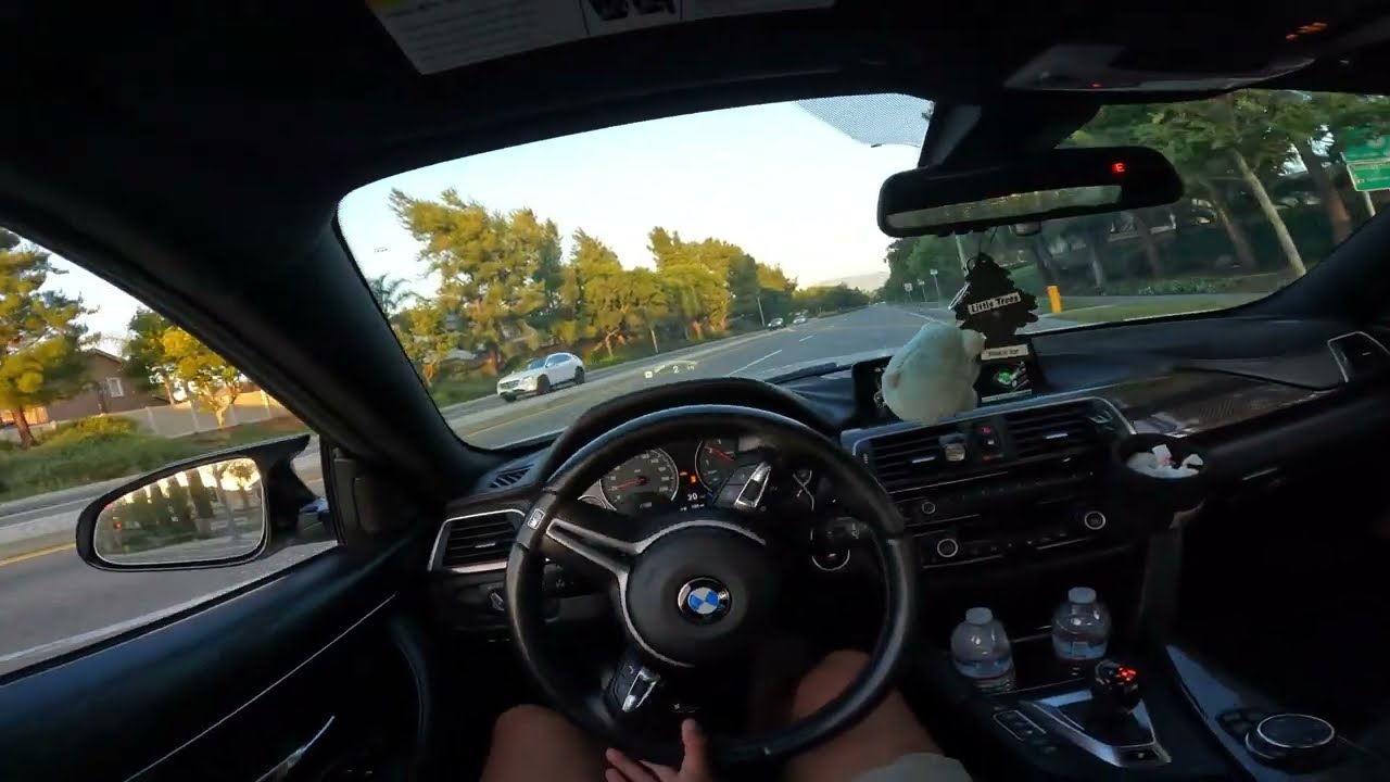 F82 M4 POV Drive and Pulls around town 4k (External Mic)