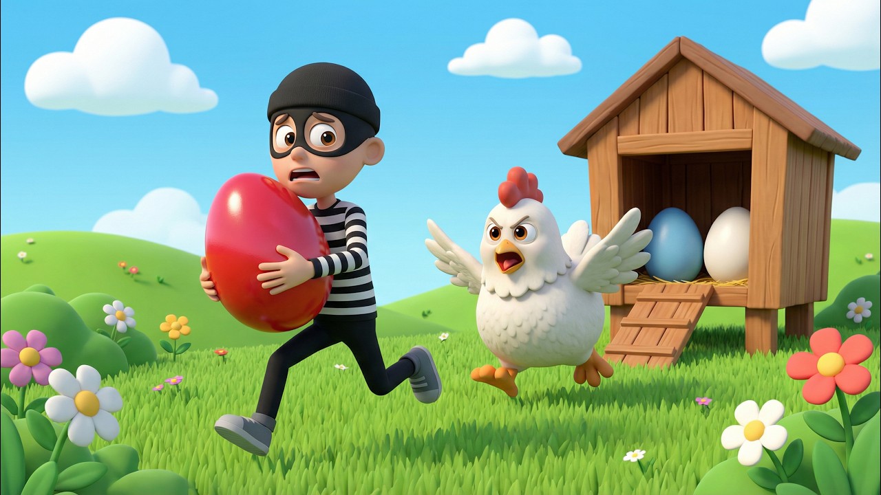 Ферма Старого Макдональда 😱 | Вор украл яйцо у курицы 🐔🥚