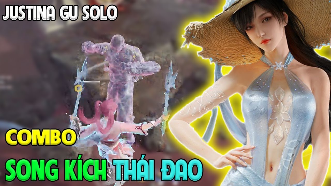 T&Ocirc;I, JUSTINA GU COMBO SONG K&Iacute;CH + TH&Aacute;I ĐAO C&ugrave;ng NEWBIE || NARAKA BLADEPOINT