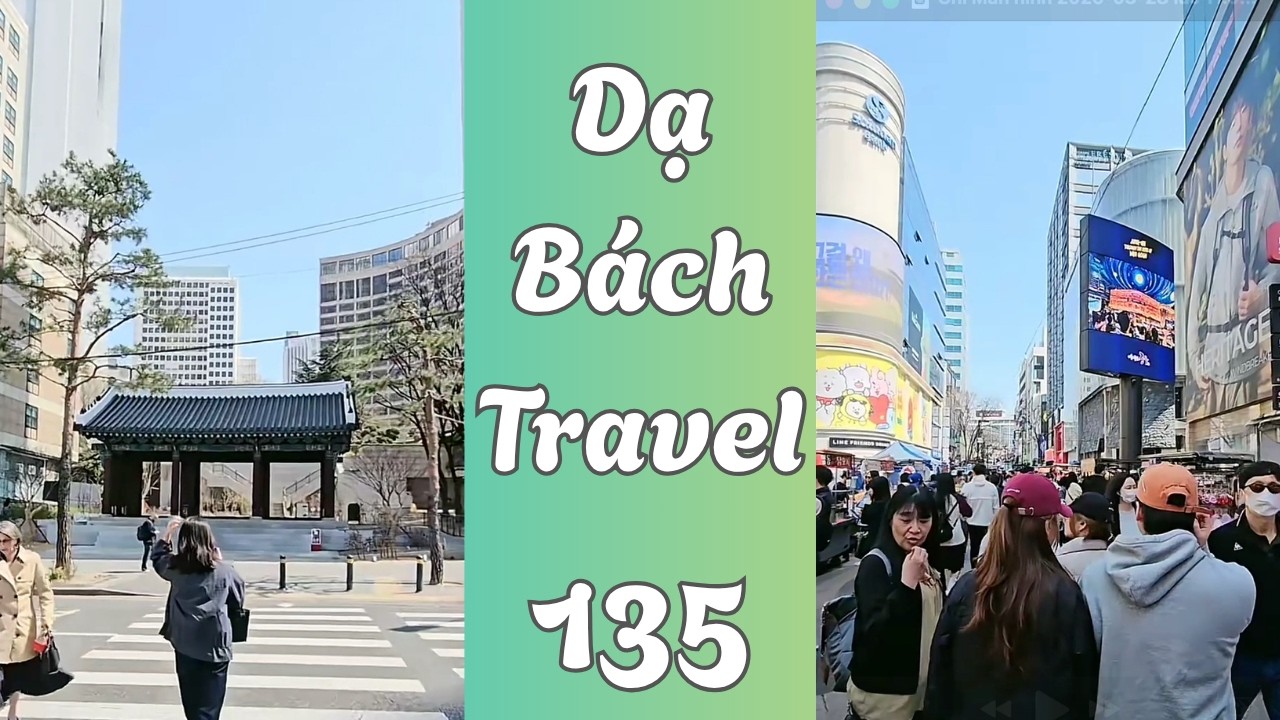 Dạ B&aacute;ch Travel Số 135 - Phố mua sắm nổi tiếng tại Myeongdong