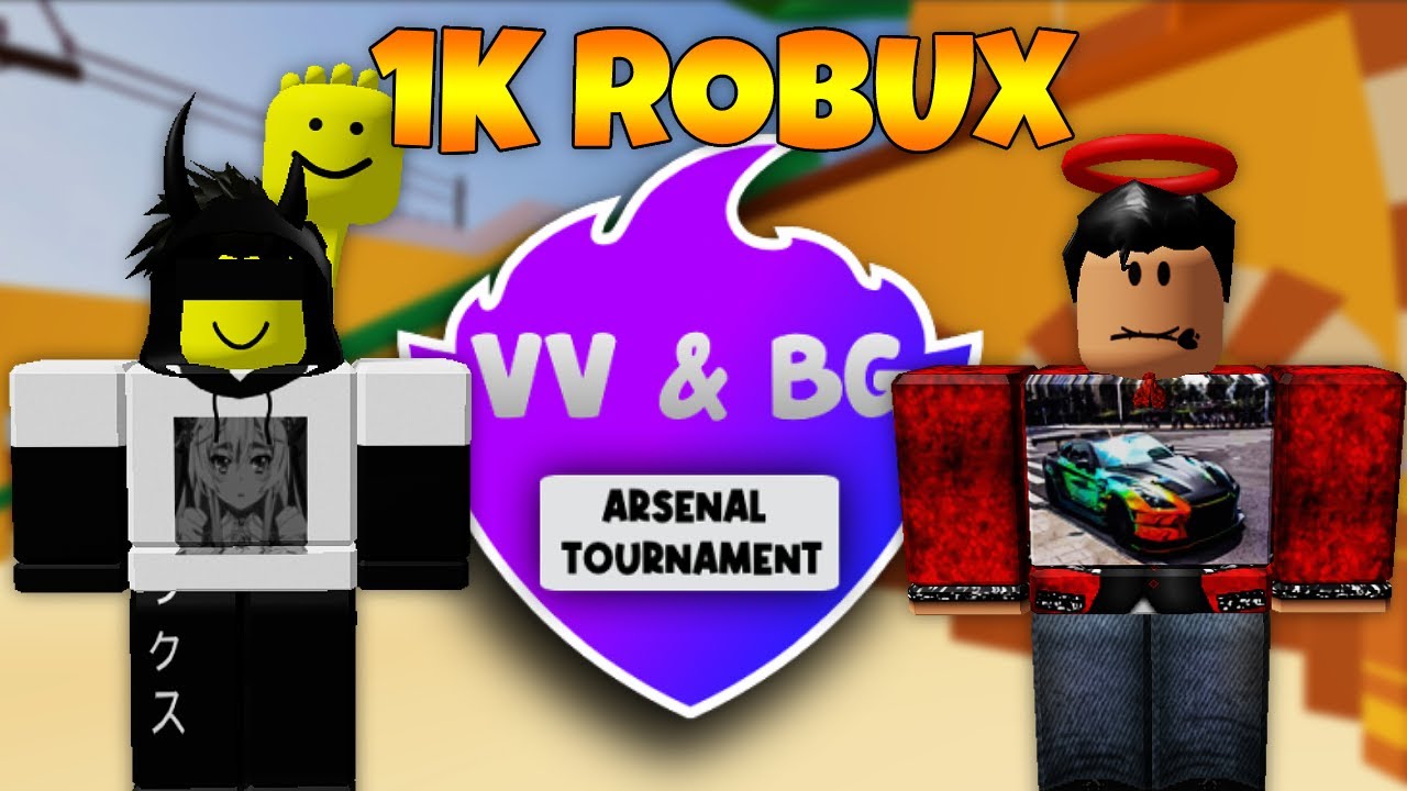 How I Won A Roblox Arsenal Tournament For 1,000 Robux..