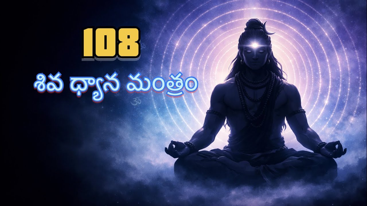 108 శివ ధ్యాన మంత్రం | Lord Shiva Deep Meditation for Inner Peace #lordshiva #shiva #devotional 