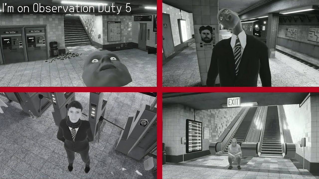 50 UNDERGROUND Anomalies 😱 in Observation Duty 5, The Metro 🚇