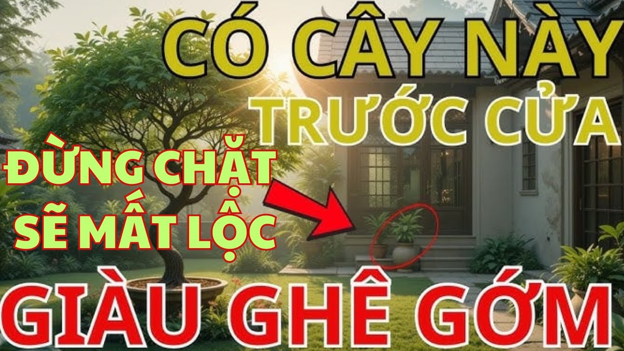 4 LOẠI C&Acirc;Y PHONG THỦY C&Agrave;NG TRỒNG C&Agrave;NG GI&Agrave;U, THẦN T&Agrave;I TRƯỚC CỬA,CHẶT ĐI L&Agrave; MẤT LỘC-TIỀN ĐỘI N&Oacute;N RA ĐI
