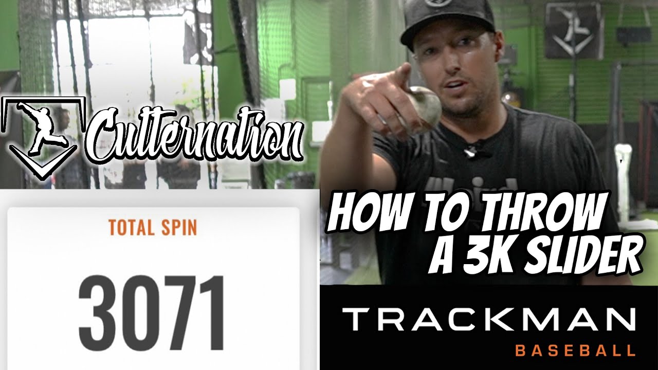 How to throw a 3K Spin Rate Slider