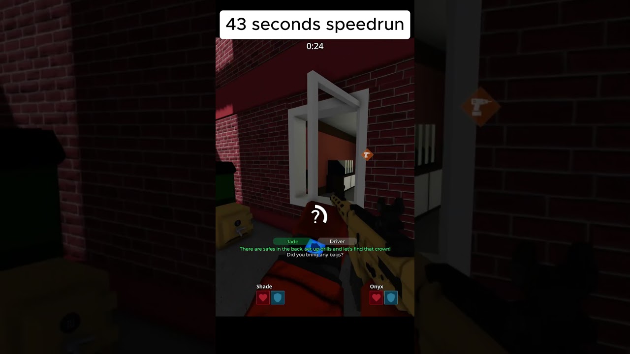 Jewelry store in 43 seconds stealth  #roblox #notoriety