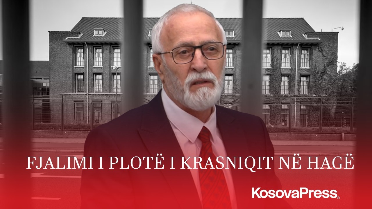 Fjalimi i plotë i Krasniqit në Hagë