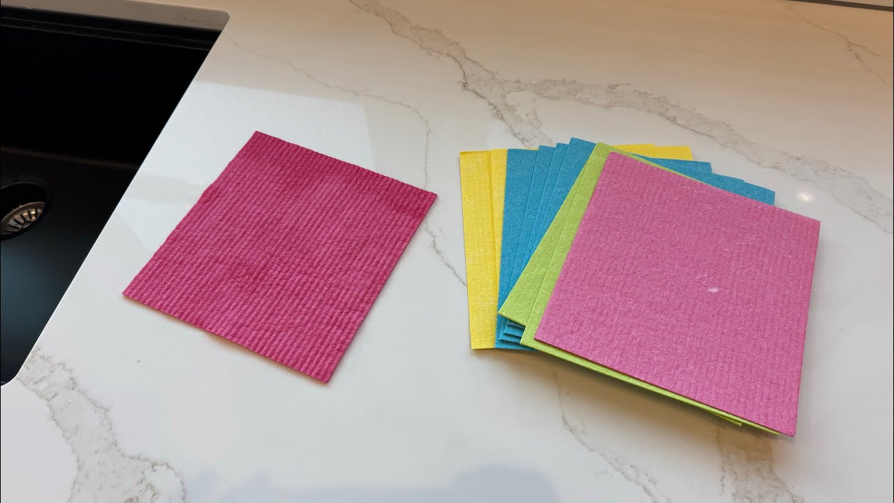 These Active Swedish reusable dish clothes are amazing at cleaning up spills in our home!