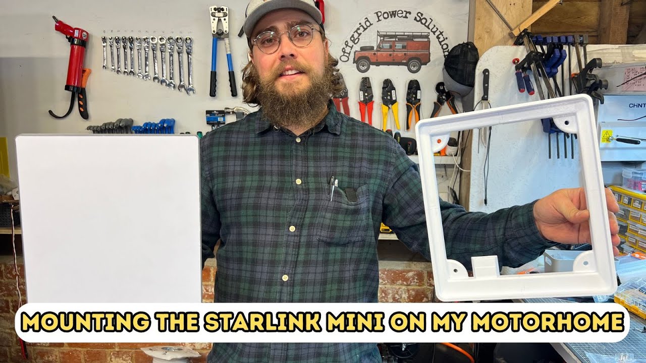 Установка Starlink Mini на мой автодом