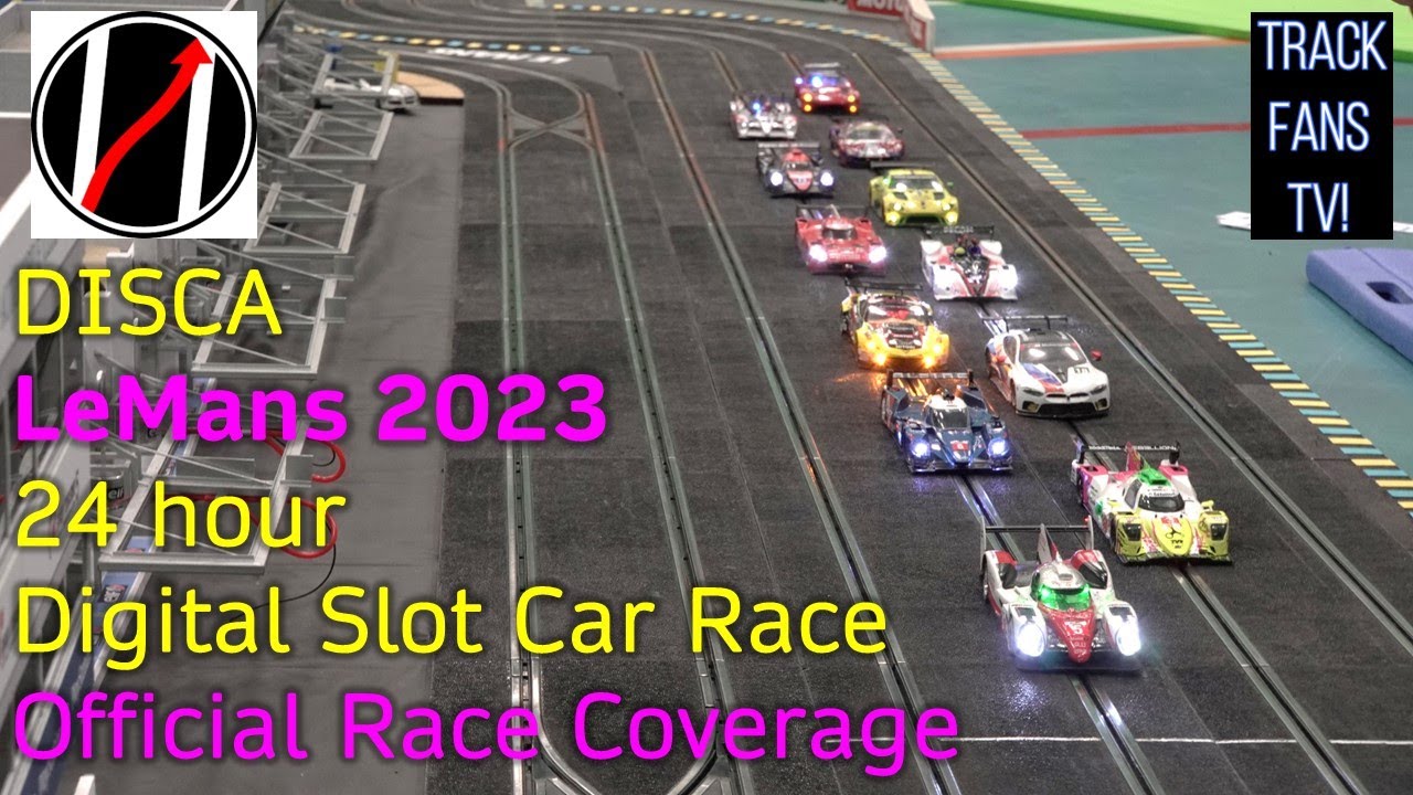 24-часовая гонка на цифровых слот-машинах DISCA LeMans 2023 года #slotcar #slotcarracing