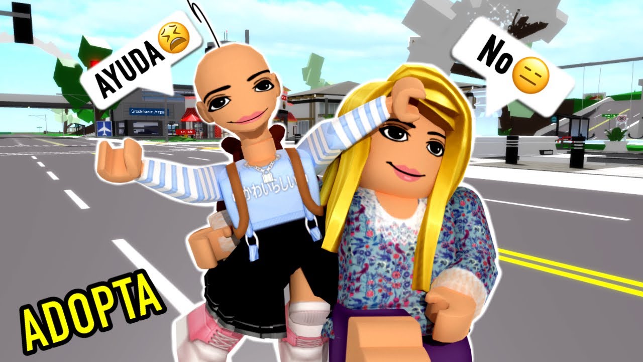 😣ME ADOPTA UNA SEÑORA LOCA EN BROOKHAVEN😭/Roblox