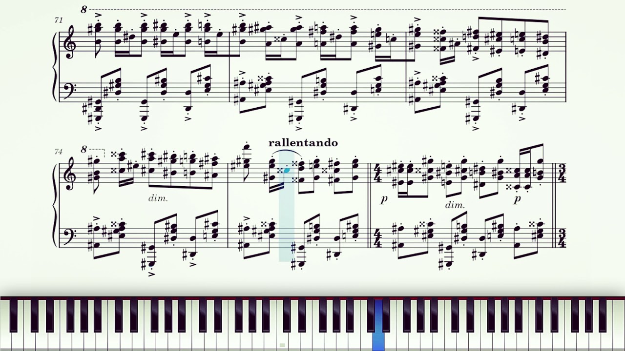 Little Red Riding Hood - Rachmaninoff | Piano Sheet Music