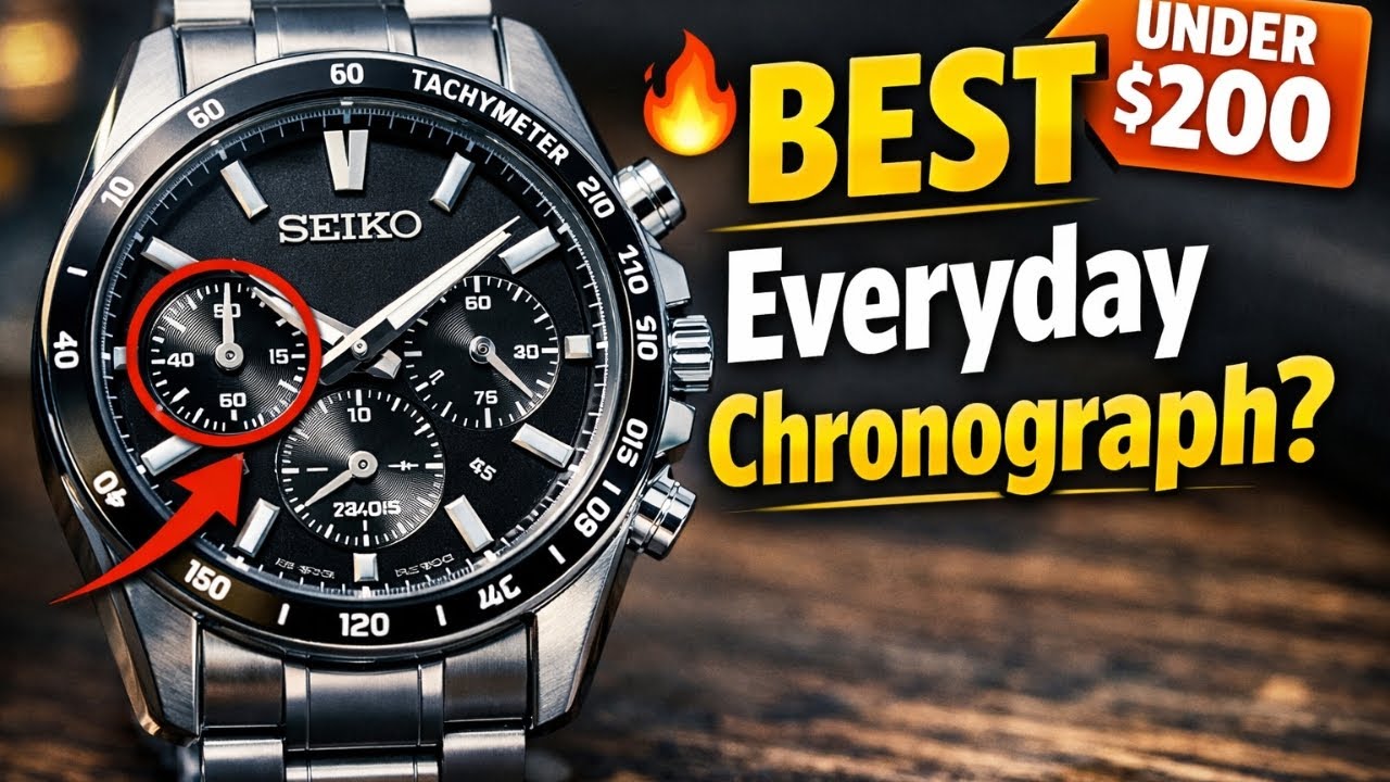 SEIKO Chronograph Watch Review 2026 – BEST Stylish Everyday Men’s Watch Under $200