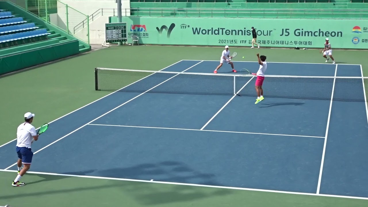 2021 Gimcheon J5 Doubles Final - Korea junior tennis players