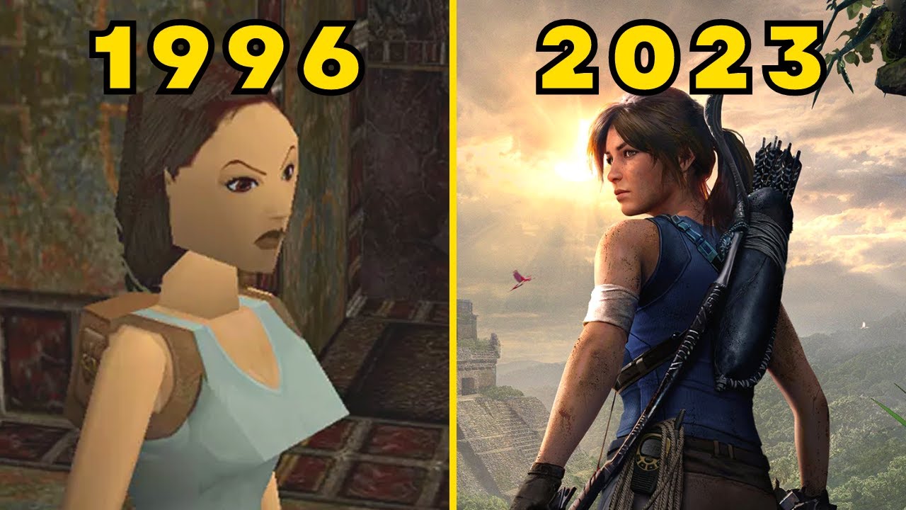 Evolution of Tomb Raider Games 1996-2023