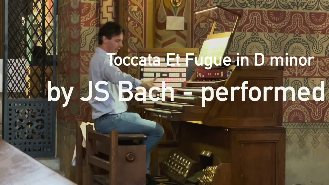 Choirmaster, Organist Barnabas Hegyl,St Matthias Church, plays biggest Pipe Organ in Budapest.