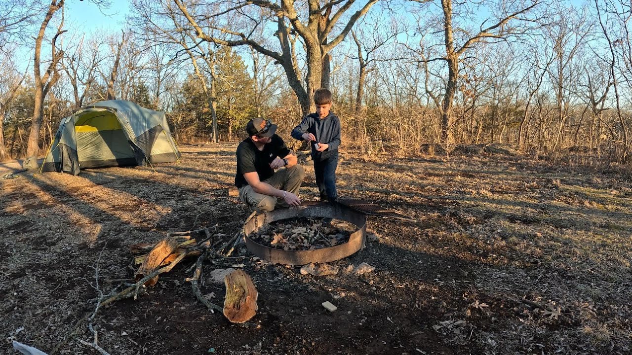 Overnight Cold Weather Camping with the Boys | Testing Our Winter Skills