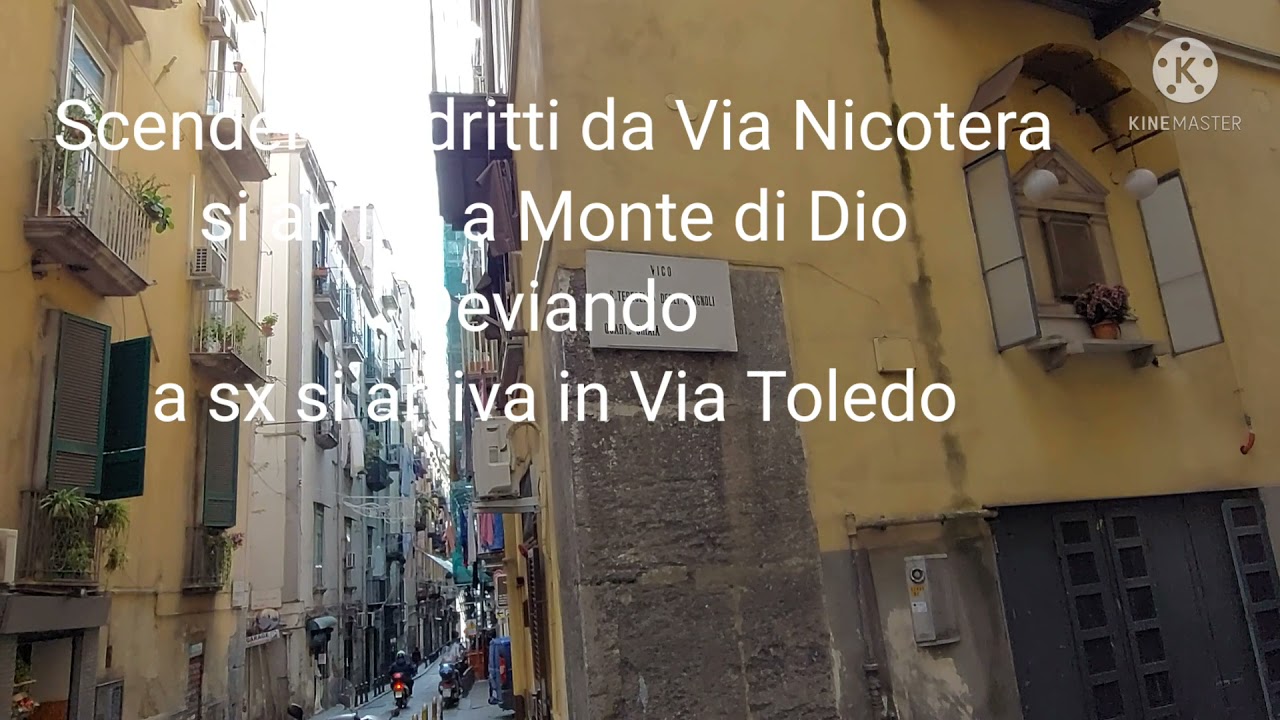 Napoli discesa del Petraio, dal Vomero alla Pignasecca passando dai Quartieri Spagnoli