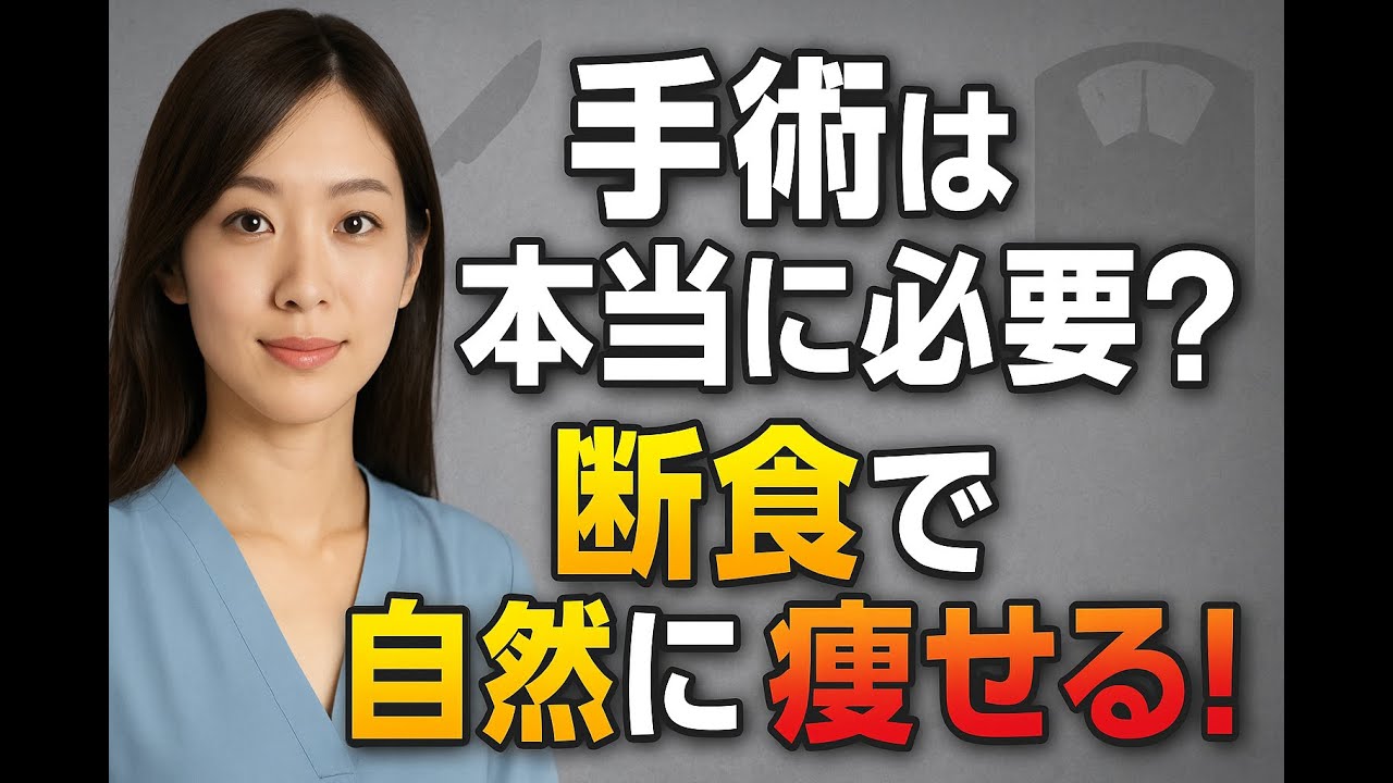 【脂肪吸引不要】ファスティング（断食）で自然に痩せる方法と費用比較