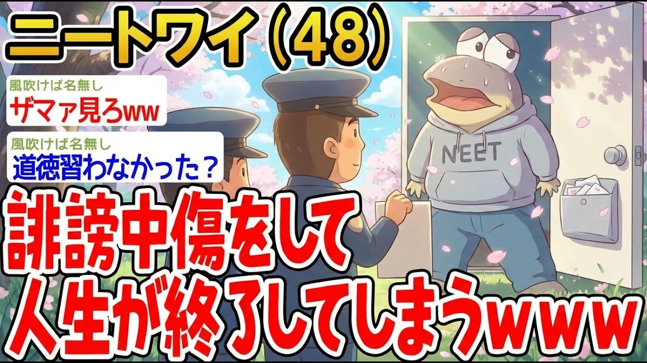 【アホの殿堂】 誹謗中傷をして人生が終了してしまうw  【2ch爆笑スレ】