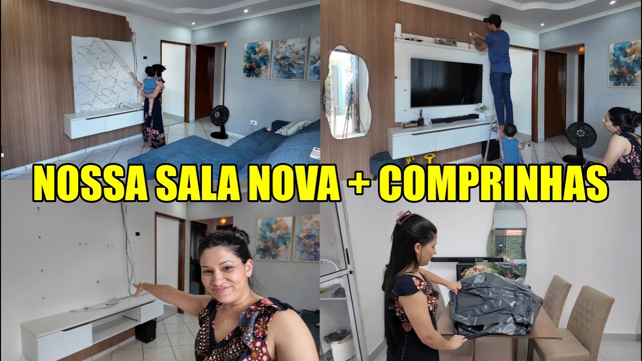 SALA NOVA! ENJOEI DE TUDO E RESOLVI TIRAR + DIAS DIFICEIS| Juliane Jocoski