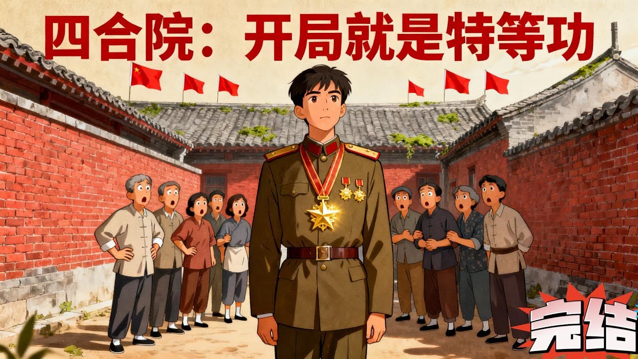 《四合院：开局就是特等功》哎，你们听说了吗？老刘家小子参军了，马上就要走了。听说老美在北边打得厉害。你说是不是吃饱撑的，也不知道能不能活着回来。#漫画#推文#持续更新#有声#動漫 #四合院