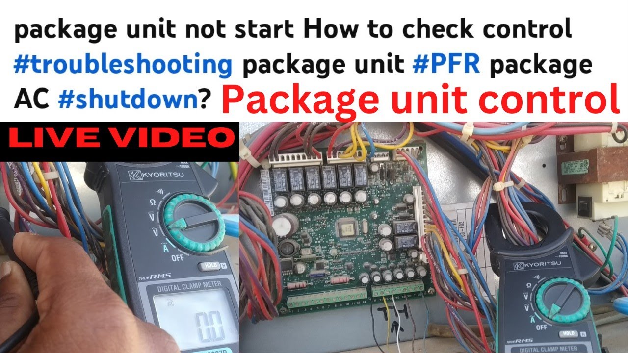 package unit not start How to check control #troubleshooting package unit #PFR package AC #shutdown?