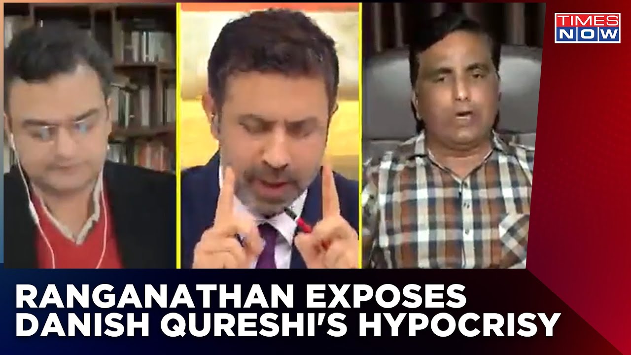 Anand Ranganathan Exposes Danish Qureshi During Live Debate | Danish Threatens To Leave Discussion