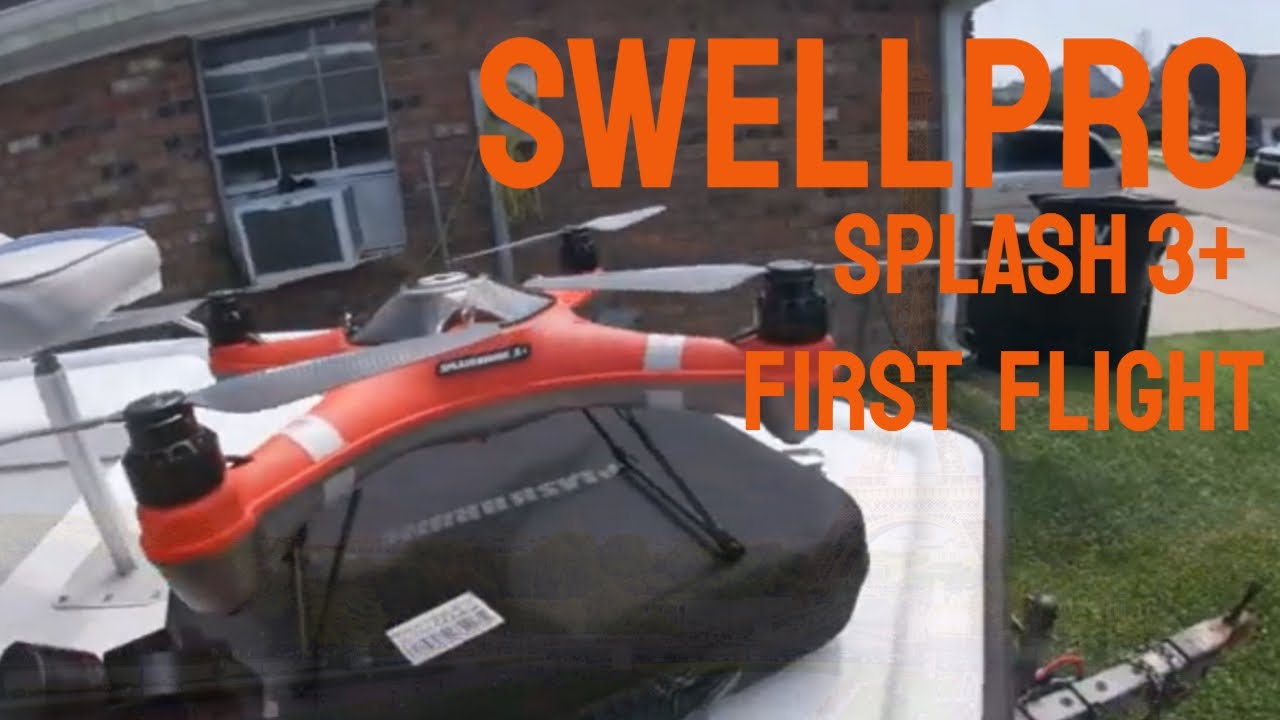 SwellPro Splash 3+ Drone first flight review - 4K camera Test