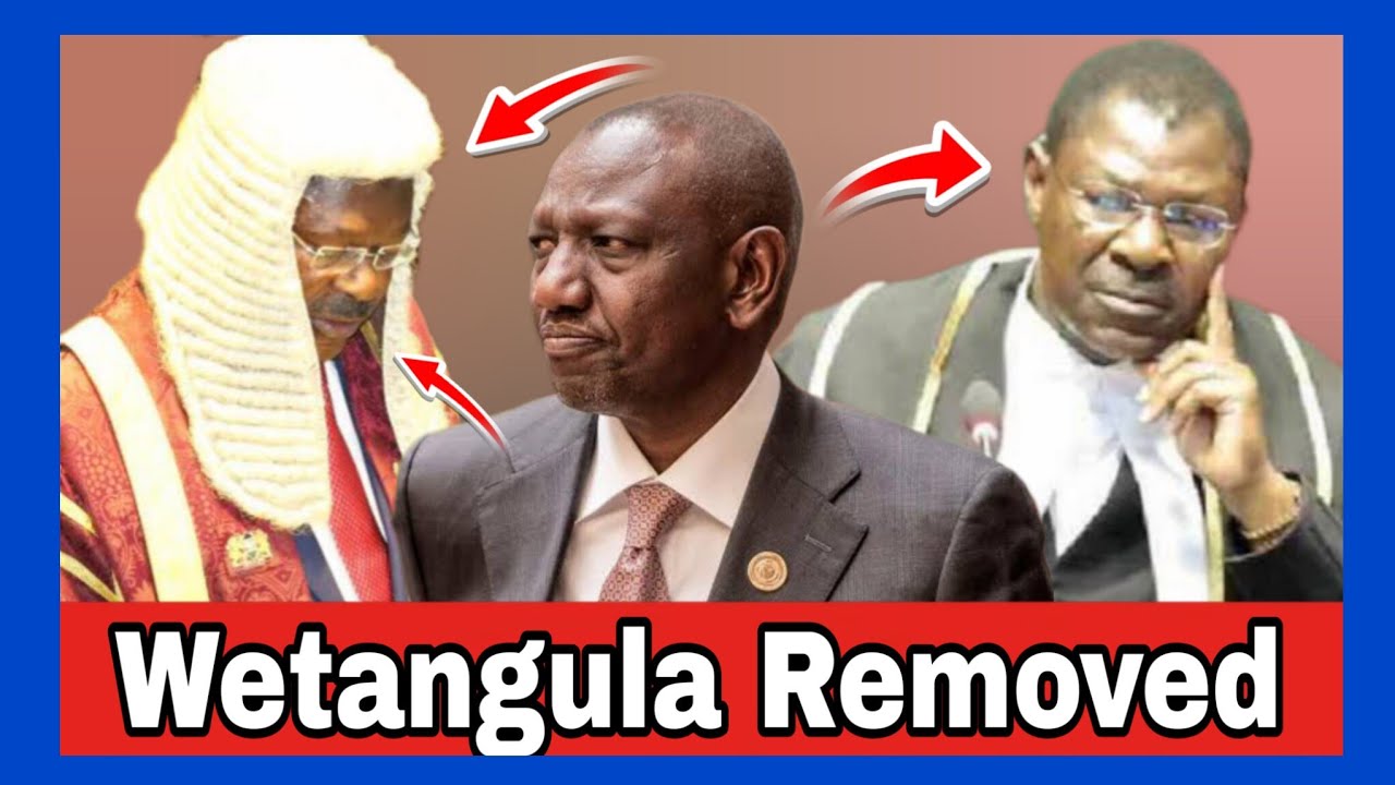 Wetang’ula removed as Speaker on Ruto’s orders,ODM steps in to take charge; IT'S OVER